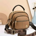 thumbnail image 1 of Fnochy Adjustable Wide Shoulder Strap Leather Crossbody Bag for Women, Lightweight Multifunctional Handbag with Multiple Pockets, Stylish and Practical for Travel, Shopping, and Everyday Use, 1 of 4