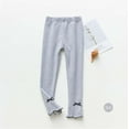 thumbnail image 1 of Fnochy Baby Girls Leggings Sparkly Winter Baby Girl Side Lace Bow Leggings Cropped Trousers, 1 of 4