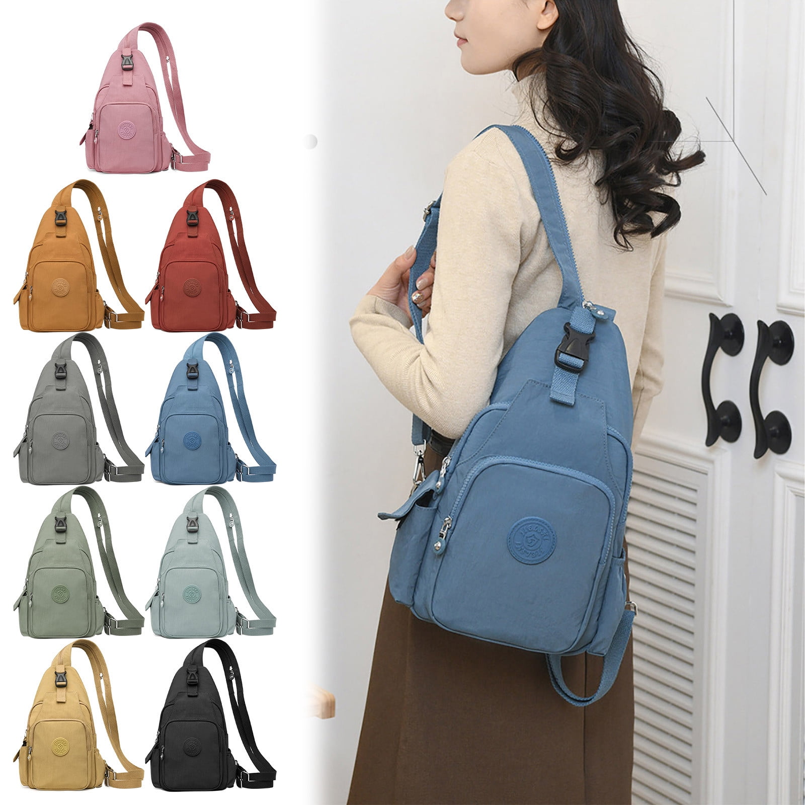 Lightweight Sling Bag Backpack - Water Resistant, Multiple  display picture 1