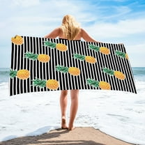 Fnochy Beach Towels Oversized Quick-Dry Absorbent Lightweight Sandproof Multipurpose All-Season Portable Fast-Drying Bath Mat & Shawl