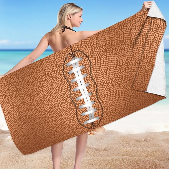 Fnochy Beach Towels Oversized Super Lightweight Microfiber Quick-Dry Sandproof Multi-Purpose Travel & Swimming Pool Towel Portable Compact