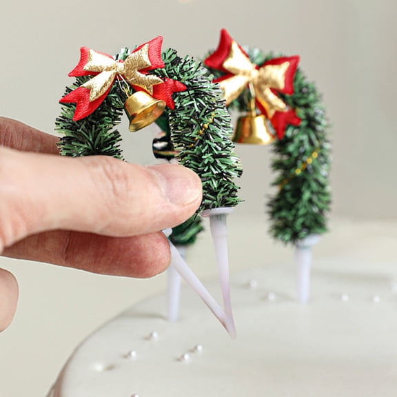Fnochy Birthday Cake Christmas Decorations Plug-in, For Tabletop Mini Christmas Trees, Christmas Trees for Tabletop Christmas Decor, Holiday Winter Decorations Clearance