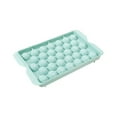thumbnail image 1 of Fnochy Ice Cube Tray for Freezer with Lid & Bin, 1"x33 Round Ice Cube Mold, Small Circle Ice Cube Tray Making Sphere Ice Chilling Cocktail Tea Coffee, 1 of 7