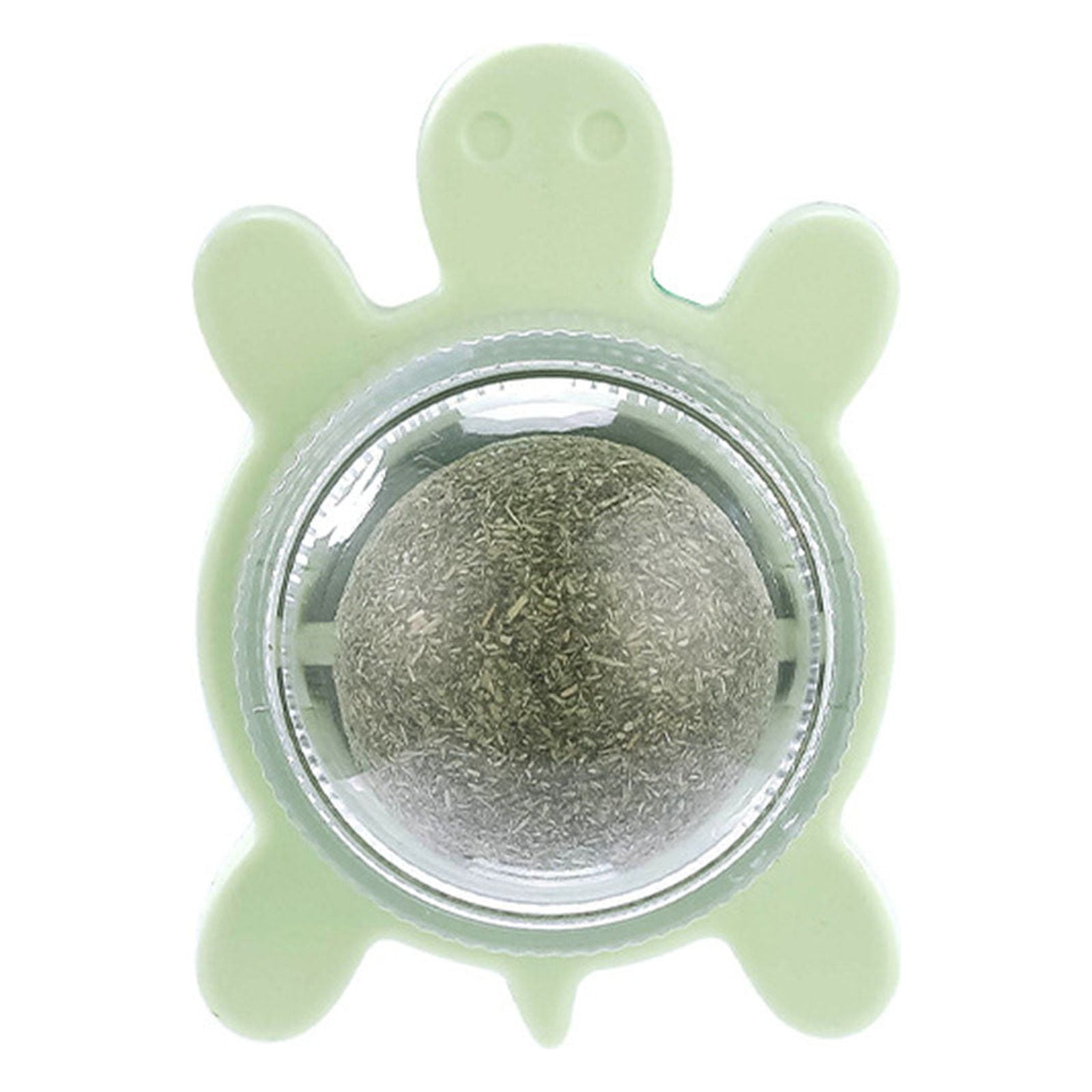 Fnochy Cat Toys For Indoor Cats Turtle Spinning Mint Ball Sticking To