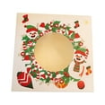 thumbnail image 1 of Fnochy Christmas Snack Gift Box, Holiday Packaging, Festive Cake Box, Food-Grade Cardboard, Perfect for Treats - 4 Styles, Easy to Fold, Ideal for Parties!, 1 of 1