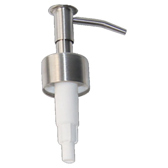Fnochy Clearance 304 Stainless Steel Soap Pump Dispenser Replacement Tube for Liquid Lotion, Durable Electroplating Nozzle, Easy Installation, Universal Fit for Bottles