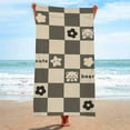 thumbnail image 1 of Fnochy Clearance Beach Towels Oversized Premium Sandproof Quick-Dry Polyester Lightweight Multipurpose for Bath Pool Yoga Travel Camping Picnic Blanket, 1 of 4