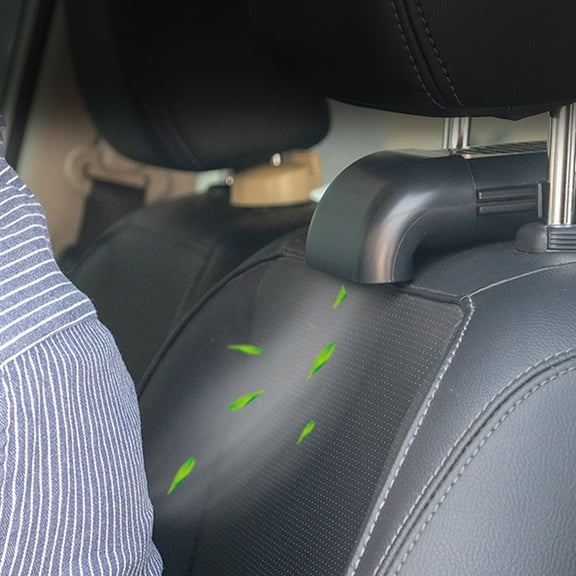 Fnochy Clearance Car Seat Fan 3-Speed Silent High Wind Cooling, USB-Powered Backrest Fan with Adjustable Adapters, Portable Airflow Booster for Rear Seat Comfort