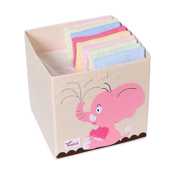 Fnochy Clearance Children's Toy Storage Box, Kids Organizing Bins, Cute Design Toy Chest, Multi-Purpose Storage Solution, Durable & Lightweight - Perfect for Playrooms & Bedrooms!