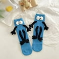 thumbnail image 1 of Fnochy Clearance Couple Holding Hands Socks,Funnys 3D Doll Couple Socks,Funnys Socks For Women Men, 1 of 1