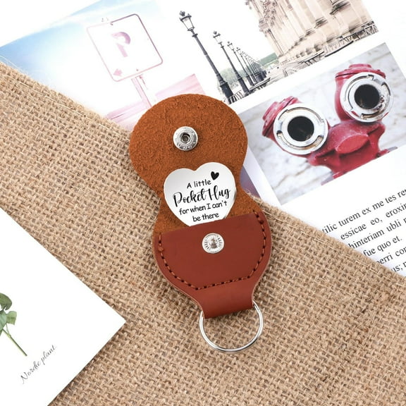 Fnochy Clearance Heart Pocket Keychain Gift, Love Keychain, Unique Heart Shaped Keychain, Thoughtful Gift for Her, Perfect for Anniversaries and Birthdays