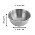 thumbnail image 1 of Fnochy Clearance Heavy Duty Stainless Steel Mixing Bowls Set, Multi-Functional Large Basin for Cooking, Baking, Food Prep, Camping, BBQ, Durable & Easy Clean Kitchen Essentials-800ml, 1 of 2