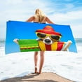 thumbnail image 1 of Fnochy Clearance Oversized Beach Towel Quick-Dry Lightweight Absorbent Microfiber Sand Travel Towel for Yoga Pool Beach Gym Gifts, 1 of 9