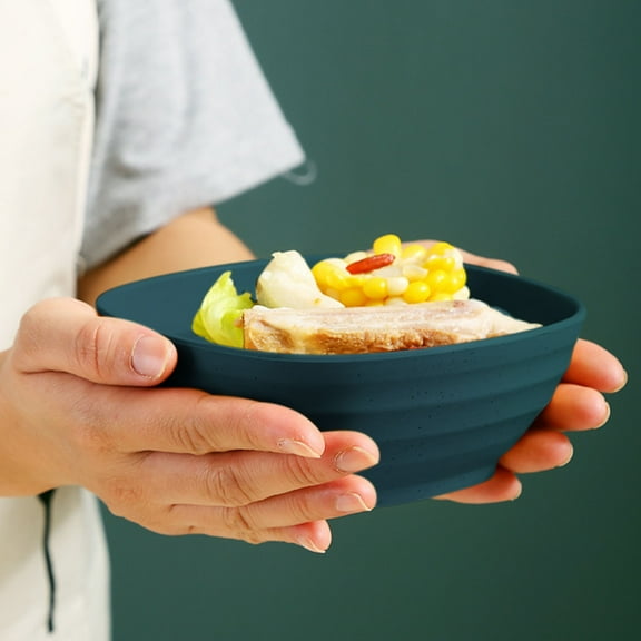 Fnochy Clearance Plastic Bowls - Microwave Safe, Dishwasher Safe, Eco-Friendly Wheat Straw Cereal Bowl, Lightweight & Durable, Perfect for Soup, Pasta, and More - 1 Piece