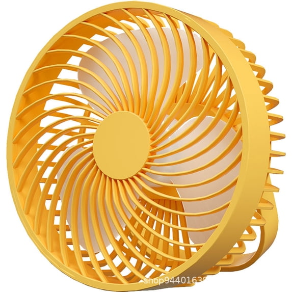 Fnochy Clearance Portable Small Fan USB Desktop Quiet 3-Speed Rechargeable, Powerful Cooling Hanging Wall Mount Fan for Office Outdoor Travel Home Use