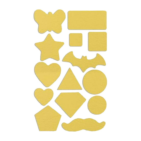 Fnochy Clearance Self-Adhesive Fabric Patches for Clothes Repair, Iron-On Denim Twill Patches, No-Sew Heat Activated Adhesive, 24pcs Craft Sewing Reinforcement Stickers, Durable & Versatile Design