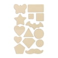 thumbnail image 1 of Fnochy Clearance Self-Adhesive Fabric Patches for Clothes Repair, Iron-On Denim Twill Patches, No-Sew Heat Activated Adhesive, 24pcs Craft Sewing Reinforcement Stickers, Durable & Versatile Design, 1 of 1
