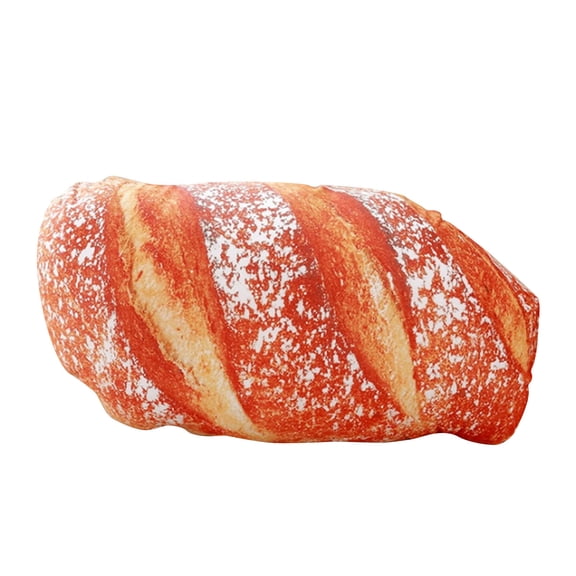 Fnochy Clearance Simulation Bread Pillow - Soft Lumbar Back Cushion - Stuffed Toy for Home & Car - Novelty Food Throw Pillow - Comfortable & Eco-Friendly Design
