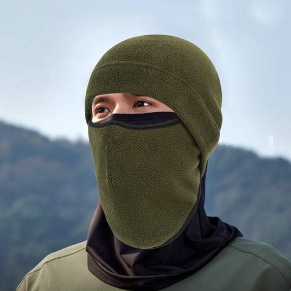 Fnochy Clearance Sports Riding Ski Mask, Outdoor Cold Mask, Windproof Hood, Motorcycle Helmet Liner, Fleece Mask for Ultimate Warmth & Protection - Stay Cozy & Dry