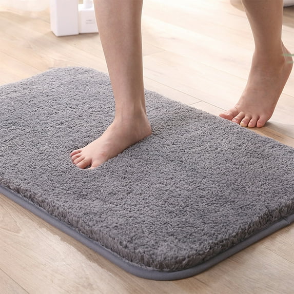 Fnochy Clearance Thick Floor Mat Carpet - Absorbent Kitchen & Bathroom Door Mat - Soft Non-Slip Indoor Rug - Easy to Clean Polyester Mat - Perfect for Home Use