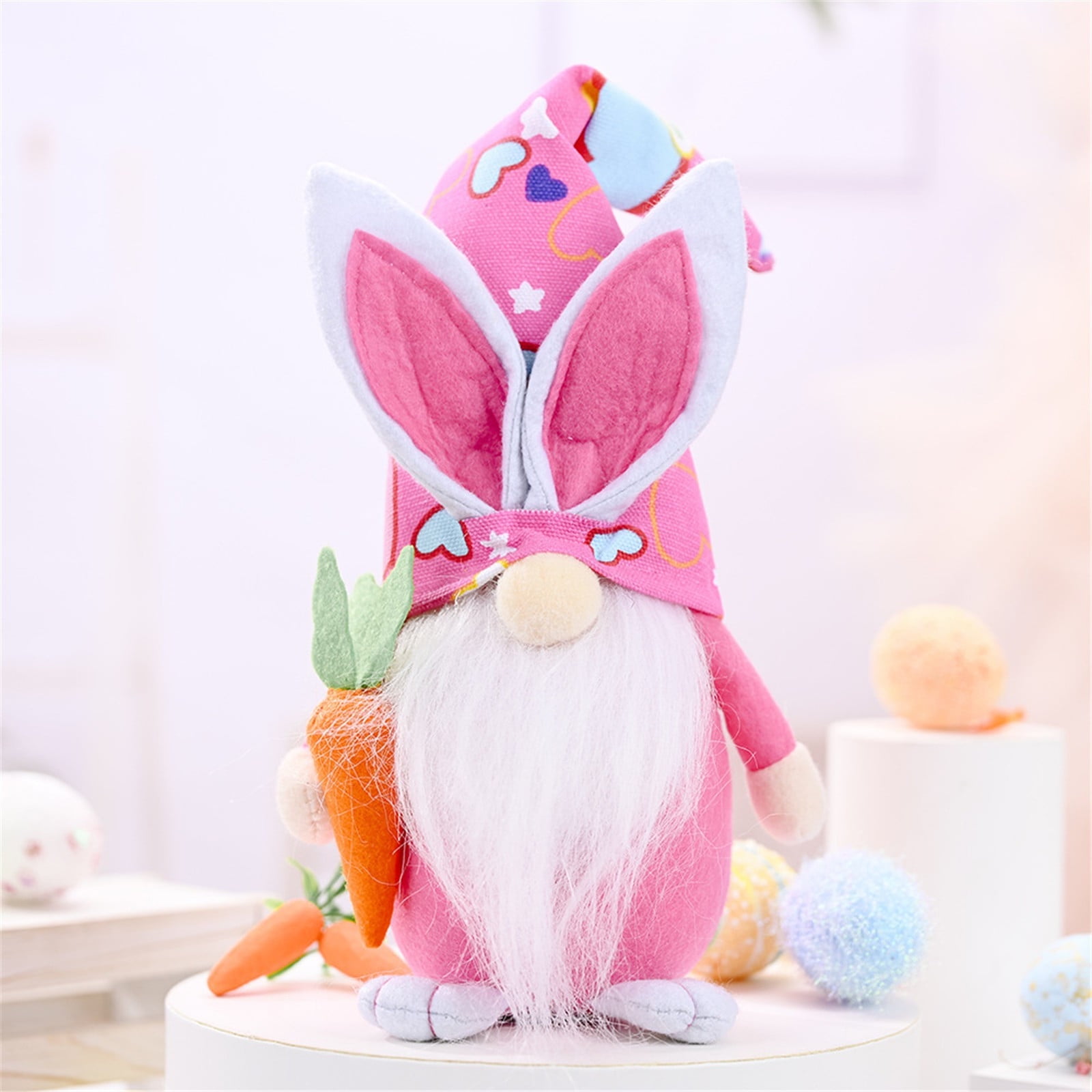 Fnochy Clearance Tote Bag Easter Gnomes Bunny Decoration 40cm Dwarf ...