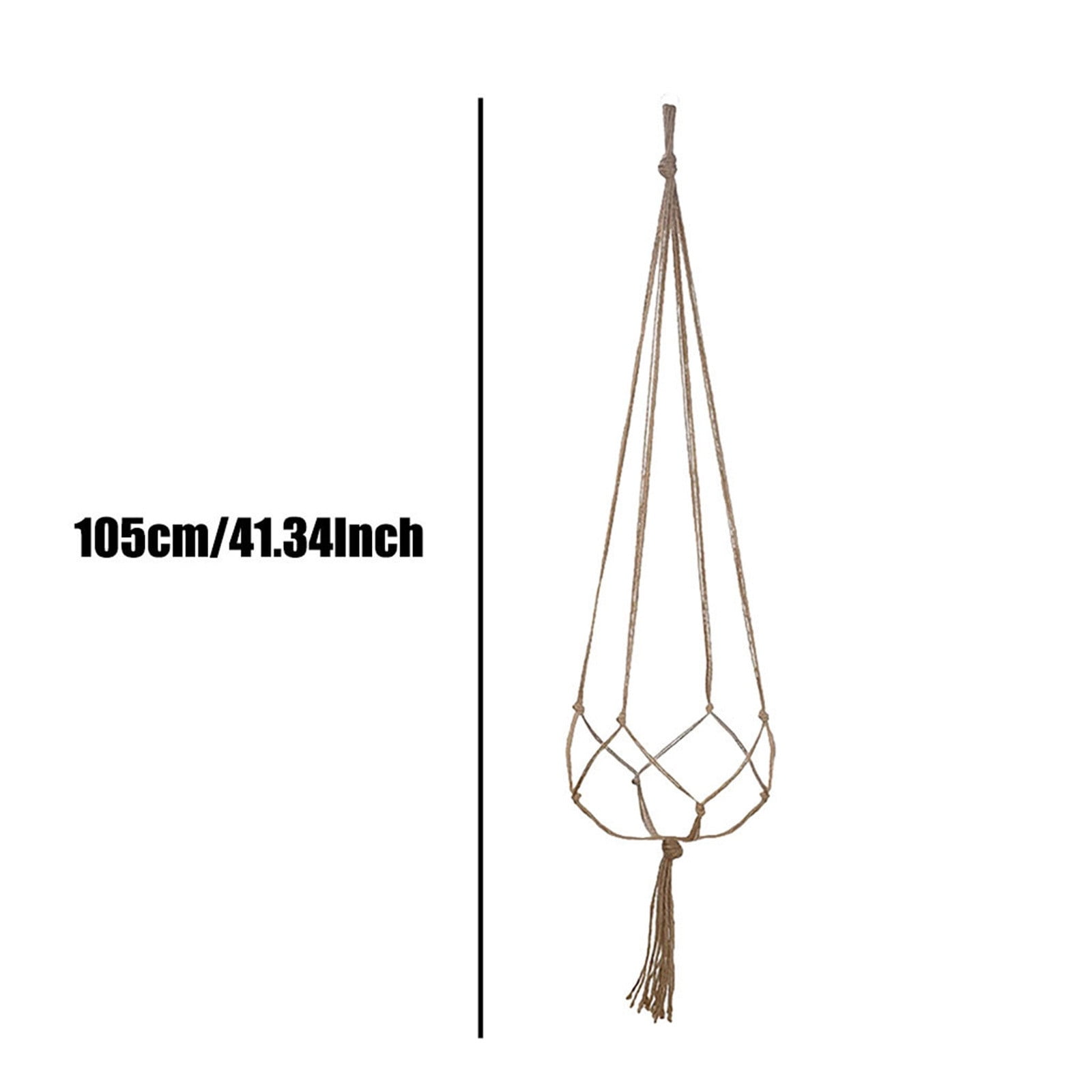 Fnochy Clearance Trash Bags Plant Hanger Flower Pot Cotton Rope Wall Plant Holder Indoor Home