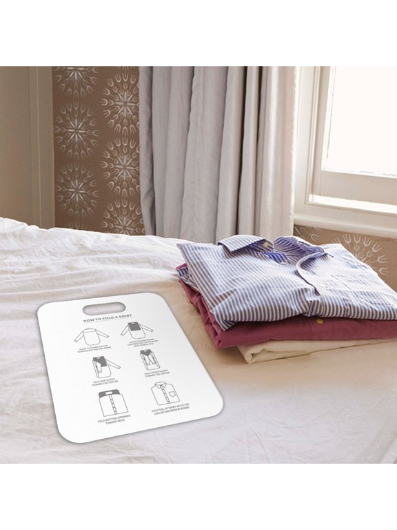 Clothes Folding Board, Automatic Folding Tool, T-Shirt Folding Board, Convenient Laundry Organizer, Space-Saving Shirt Folder - Effortlessly Fold Clothes in Seconds