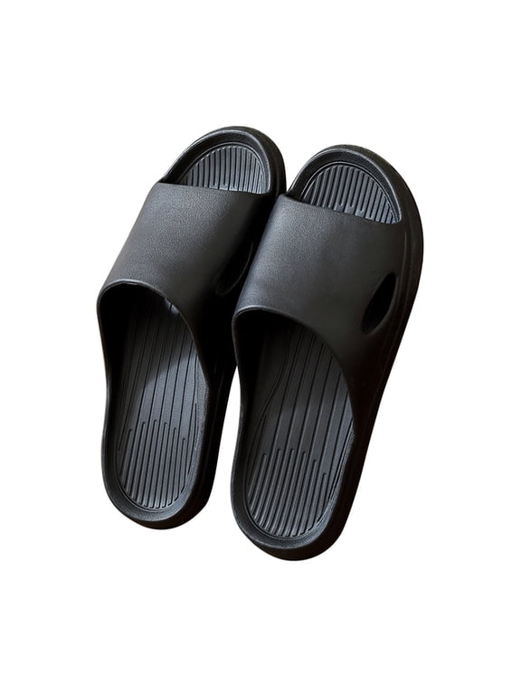 Cloud Slippers for Women and Men, Pillow House Slippers Shower Shoes Indoor Slides Bathroom Sandals, Ultimate Comfort, Lightweight, Thick Sole, Non-Slip, Easy to Clean