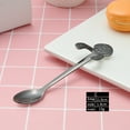 thumbnail image 1 of Fnochy Cute Dog Spoon Long Handle Stainless Steel Coffee Tea Dessert Tool Kitchen Gadget, Food Grade 304 Rust-Free Durable Flatware, Easy to Clean Dishwasher Safe, Hanging Design for Cups, 1 of 3