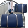 thumbnail image 1 of Fnochy Extra Large Storage Bag, for Bedding Comforter King Pillows Blankets Clothes Waterproof, College Carrying Bag with Handles Zippered, Travel Laundry Bag Foldable House Moving Bag Organizer, 1 of 6