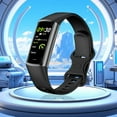 thumbnail image 1 of Fnochy Fitness Tracker, Step Tracker Smart Watch for Calories, IP67 Water Resistance, Step Counter with Sleep Calories Tracking, Activity Tracker SmartWatches Pedometer for Women Men - Black, 1 of 4