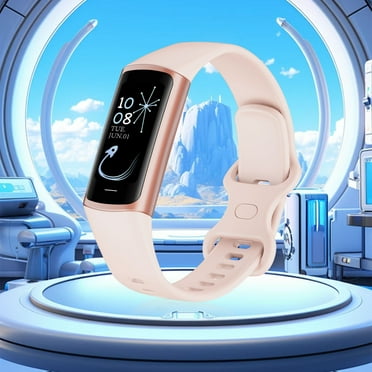 Fnochy Fitness Tracker, Step Tracker Smart Watch for Calories, IP67 Water Resistance, Step Counter with Sleep Calories Tracking, Activity Tracker SmartWatches Pedometer for Women Men - Pink