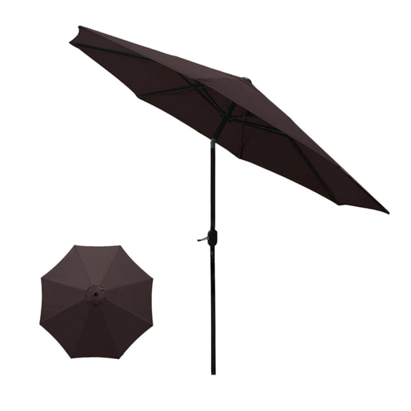 Fnochy Garden Umbrella Outdoor Beach Umbrella Sun Shade Replacement Cloth - 106 Inch Diameter, Lightweight, Windproof, Stylish Design for Ultimate Sun Protection