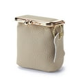 thumbnail image 1 of Fnochy Genuine Leather Mini Jewelry Box, Travel Jewelry Organizer, Compact Earring Case, Elegant Ring Holder, Retro Design for Women - Perfect Gift for Any Occasion, 1 of 5