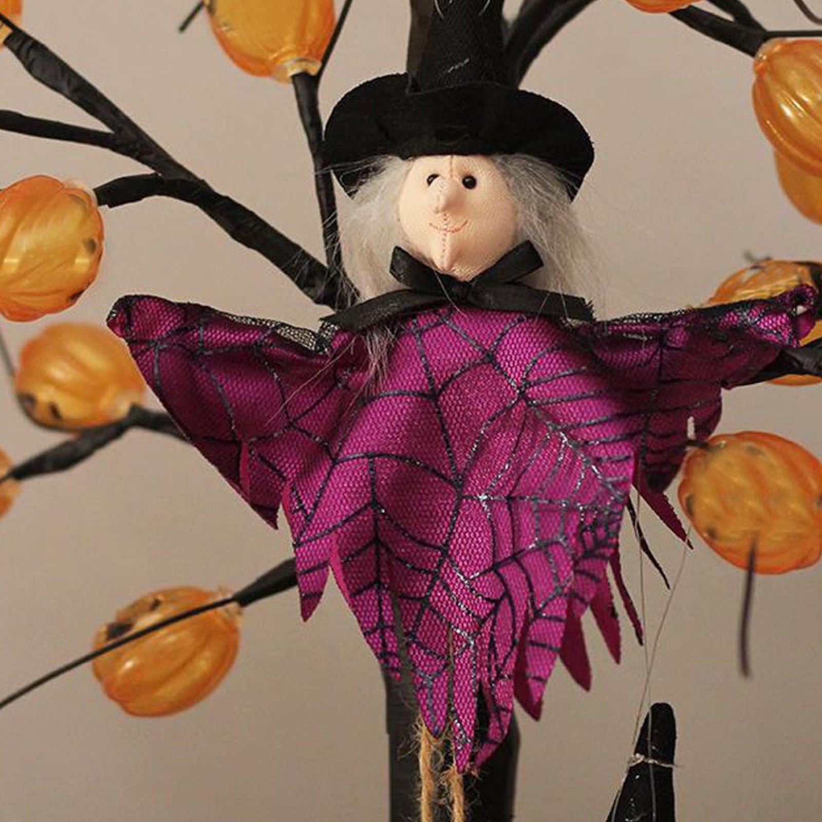 Fnochy Halloween Decoration Witch Doll Tree Topper, Hanging Decorations