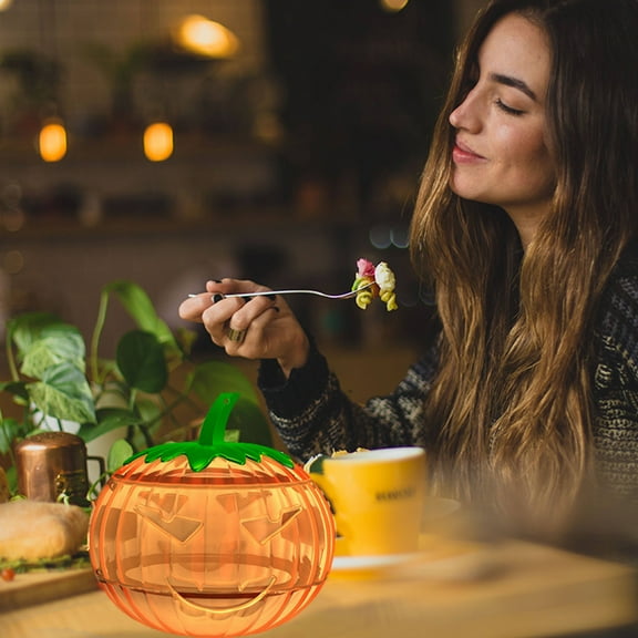 Fnochy Halloween Decorations, Wasp Trap Carpenter Bee Traps Yellow, Outdoor Hanging Pumpkin Shape Catcher Wasp Deterrent Killer Insect Catcher Reusable Outdoor Indoor