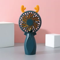 Fnochy Handheld Fan Portable USB Rechargeable Mini Fan, 3000mAh Battery Operated 1-3H Cooling for Makeup Eyelash Travel Outdoor, Lightweight Desktop Personal Fan