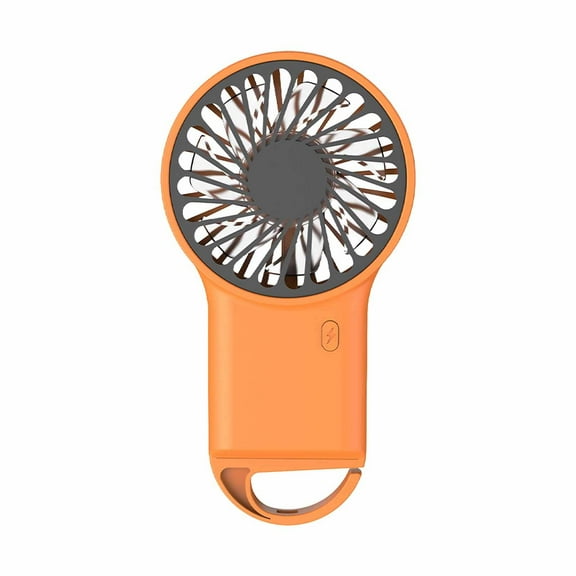 Fnochy Handheld Foldable Small Fan, Portable USB Mini Desk Fan with Silent Motor & Hanging Hook, 3-Speed Personal Cooling for Travel Outdoor Office Home Use