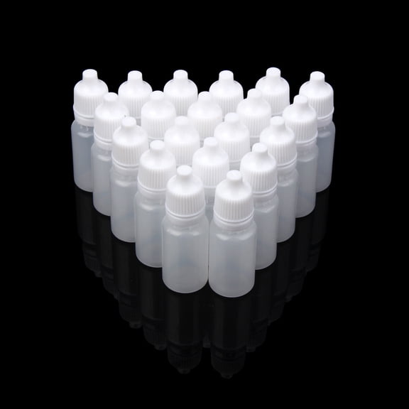 Fnochy Health and Beauty Products 50PCS 10ml Empty Plastic Squeezable Dropper Bottles Eye Liquid Dropper