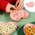 thumbnail image 1 of Fnochy Heart Plates, Reusable Dinner Plates, Lightweight Plastic Plates, Dishwasher Safe, Microwave Safe - Perfect for Kitchen and Camping, Impregnable Design, Elegant Look, 1 of 6
