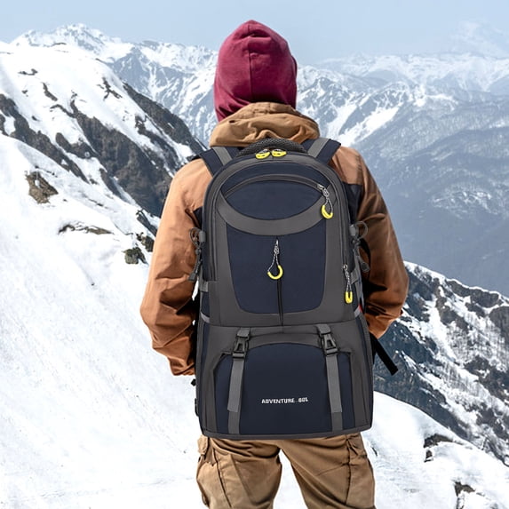 Fnochy Hiking Backpack, Waterproof Outdoor Backpack, Large Capacity Travel Bag, Lightweight Mountaineering Pack, Multi-Functional Camping Gear - Perfect for Adventures!