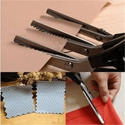 Fnochy Kitchen Gadgets Tooth Cloth Scissors Triangles Dog Tooth Serrated Scissors Hand Lace Scissors
