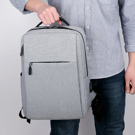 Fnochy Laptop Backpack Man, 15.6 Inch Laptop bag for Man with USB Port, Wide Open Anti-Theft Nurse Teacher College School Work Bag, Business Computer Backpack Purse Back to School