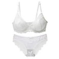 thumbnail image 1 of Fnochy Lingerie Lace Babydoll 2 Piece Sexy Bra and Panty Sets, 1 of 4