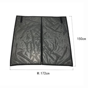 Fnochy Magnetic Window Screen Mosquito Net Sun Shade for RV Motorhome Camping High-Density Mesh Curtains Easy Install Universal Fit Ventilation