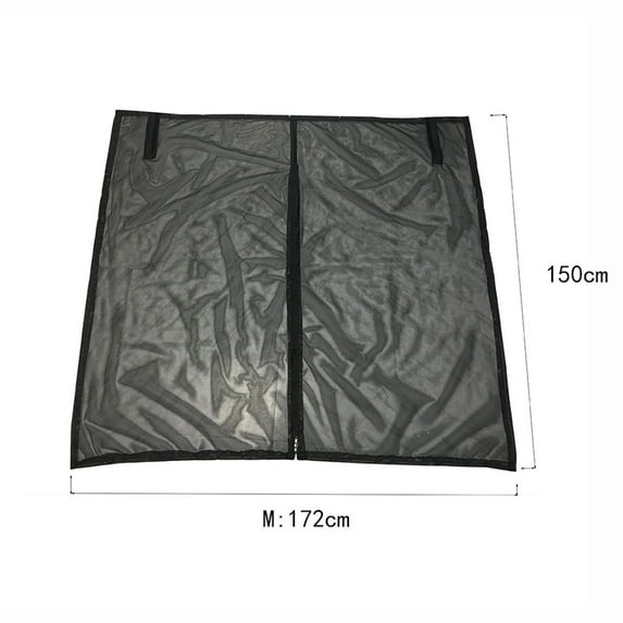 Fnochy Magnetic Window Screen Mosquito Net Sun Shade for RV Motorhome Camping High-Density Mesh Curtains Easy Install Universal Fit Ventilation