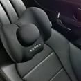 thumbnail image 1 of Fnochy Neck Support Pillow for Car, Neck Memory Foam for Small to Medium Vehicles, Soft Memory Foam Car Seat Cushion for Neck Pain Relief, Breathable Car Headrest / Neck Support (Black), 1 of 8
