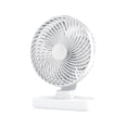 thumbnail image 1 of Fnochy Portable Desktop Fan USB Powered 4-Speed Adjustable Quiet Cooling Oscillating Fan For Office Dorm Study With Long-Lasting Battery, 1 of 9
