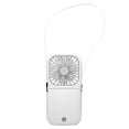 thumbnail image 1 of Fnochy Portable Neck Hanging Fan USB Rechargeable with Built-in 3000mAh Power Bank 3-Speed Ultra-Quiet Hands-Free Compact Cooling for Commuting Travel Office, 1 of 2
