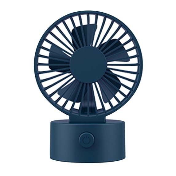 Fnochy Portable Small Fan Mini Ultra-Quiet Desktop Plug-in Fan with Multi-Directional Adjustment for Office Desk Student Dorm Home Use
